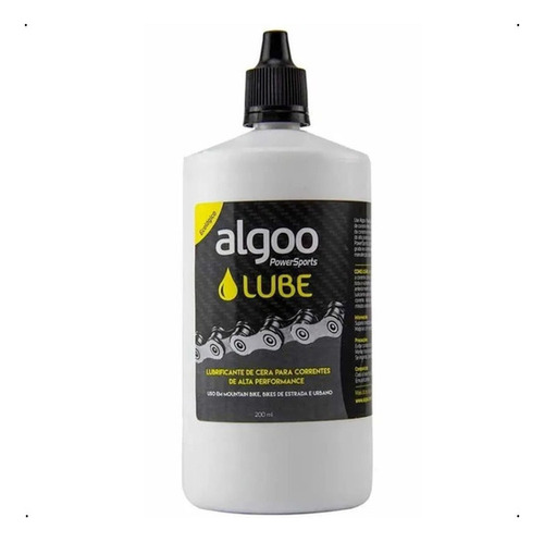 Lubrificante Algoo Cera Corrente Bike Moto 200ml