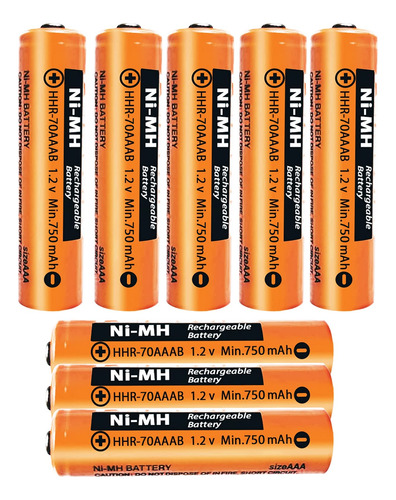 Japusoon Ni-mh - Bateria Recargable Aaa De 1.2 V, 750 Mah, P