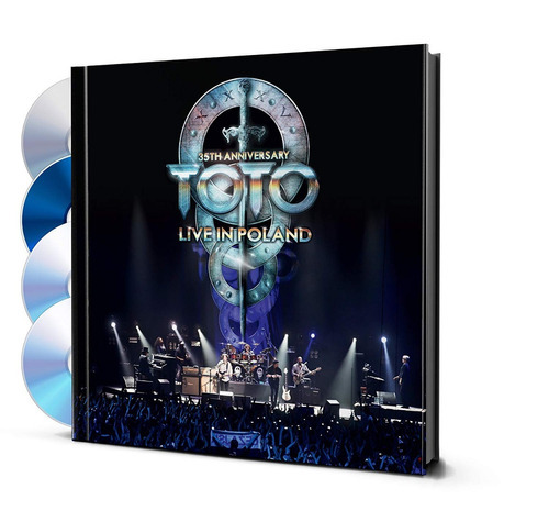 Toto Live Poland 35th Anniversary Limited Blu-ray +dvd+2cd 