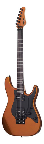 Guitarra eléctrica Schecter Sun Valley Super Shredder FR de caoba lambo orange con diapasón de palo de rosa