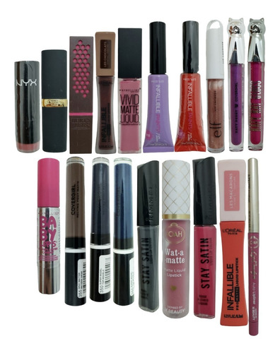 Maybelline, Loreal, Rimmel, And Nyx Lips Makeup, Lipsticks