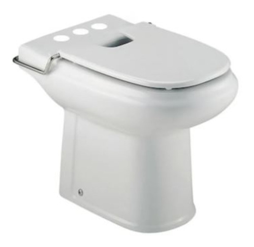 Bidet Baño Loza De 3 Agujeros Sanitarios Roca Oferta Blanco