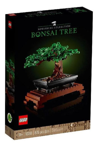 Brinquedo De Montar Lego Creator Expert Bonsai 878 Peças