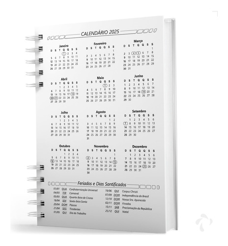 Agenda Coleção Frases Felicidade Cor Verde Com Capa Dura