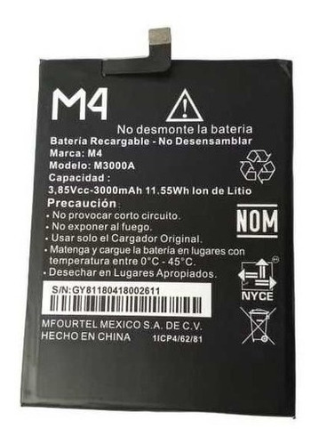 Bateria M4 M3000a