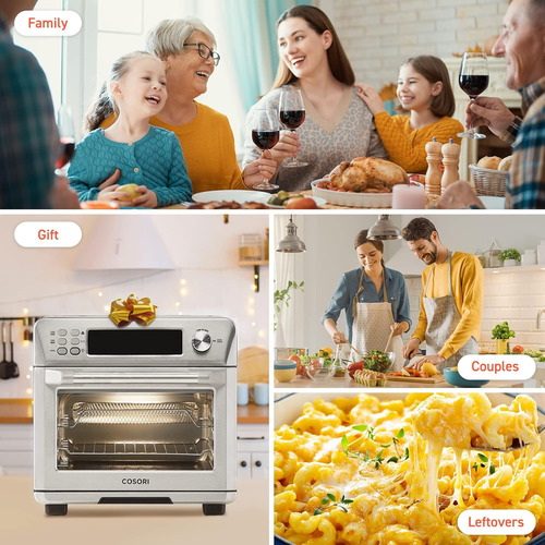 Combo Horno Tostador Y Freidora De Aire 11 En 1 Con Convecci