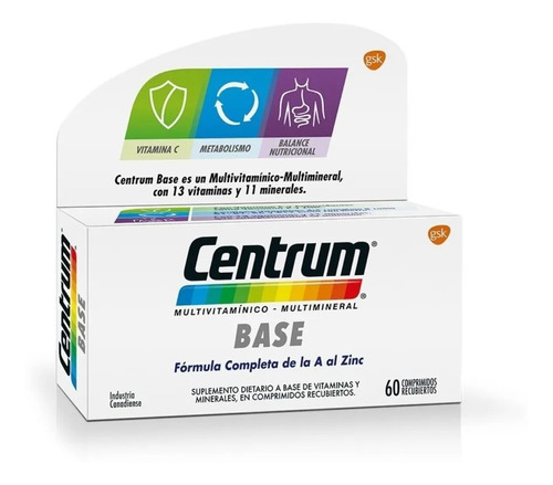 Centrum Base Multivitaminico Multimineral Cmp X 60