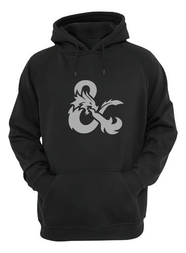 Dungeons And Dragons Logo & Buzo Canguro Friki Tu Eres #2
