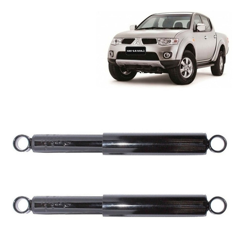 Par Amortiguadores Trasero Para Mitsubishi L200 Dakar 00-13