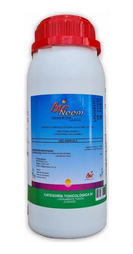 Bioneem 500 Ml, Insecticida Bioló - Unidad a $47000