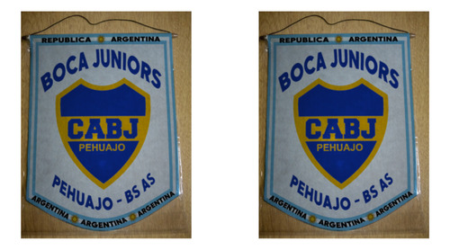 Banderin Grande 40cm Boca Juniors Pehuajo