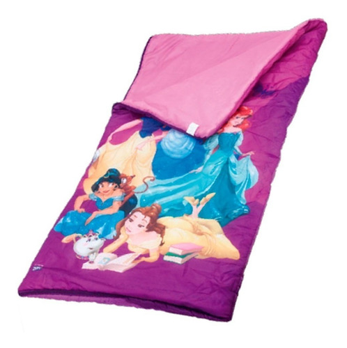 Saco De Dormir Infantil Princesas Disney + Bolsa Zippy Toys