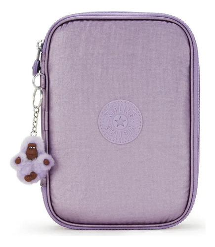 Estojo Kipling 100 Pens Magic Metallic Roxo