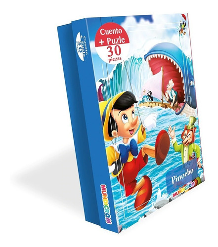 Pinocho, Cuento + Puzzle 30 Pz Mundicrom