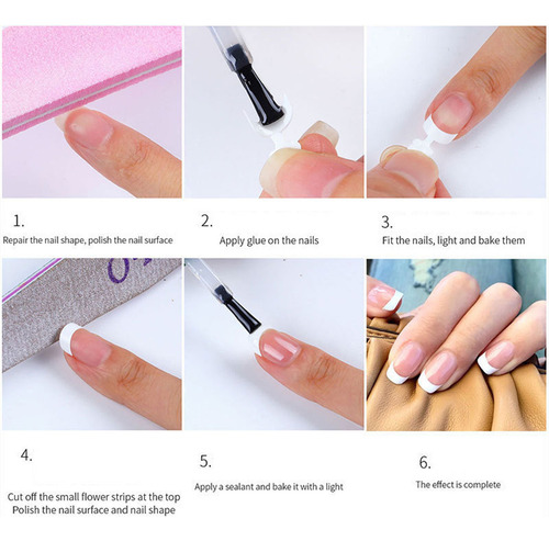 ! Una Pieza De Extensión For Mejorar Las Uñas French Nail