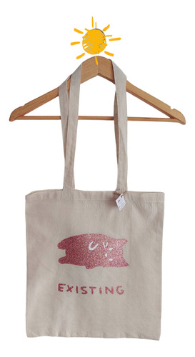 Tote Bag Brillo Glitter Gato