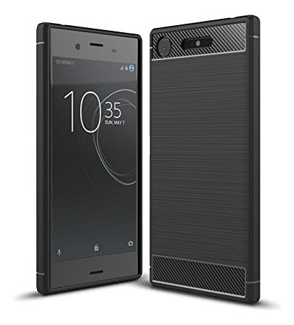 Estuche Sony Xperia Xz1, Estuche Delgado Con Absorción Fibra