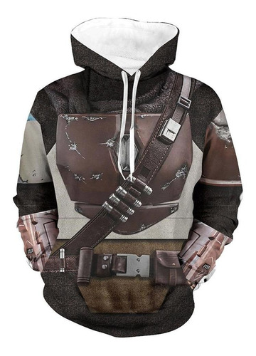 Sudadera Mandalorian Star Wars Cosplay Disfraz Traje Adulto