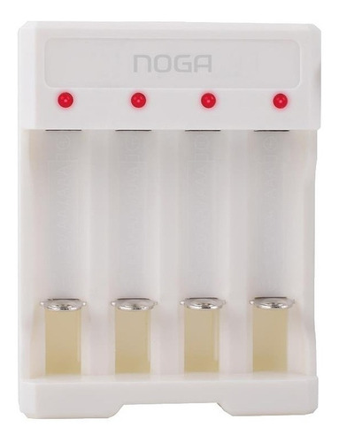 Imagen 4 de 5 de Cargador De Pilas Aa / Aaa Noga Ng-5900 Usb Con Led De Carga