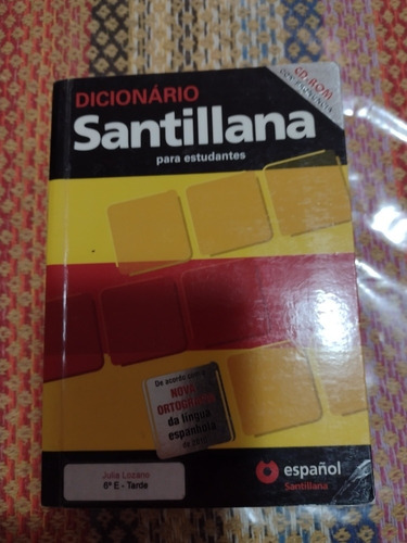 Dicionário Santillana Para Estudantes -cd-rom Com Pronúncia 02068
