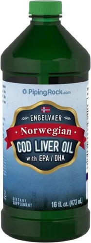 Óleo De Fígado De Bacalhau Da Noruega Líquido 473ml Com Dha