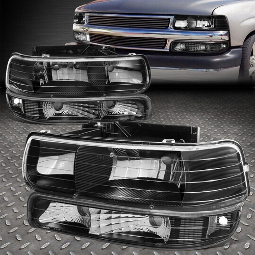 Par Faros Izq,der, 99-02 Silverado 00-06 Suburban Tahoe