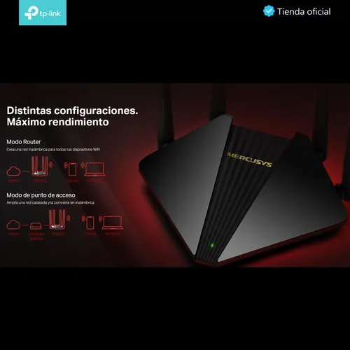 Mercusys Mr30g, Router Gigabit Wifi De Doble Banda Ac1200