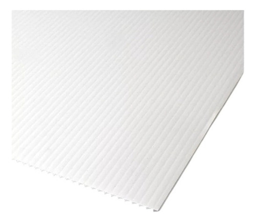Placa Corrugado Plastico Blanco