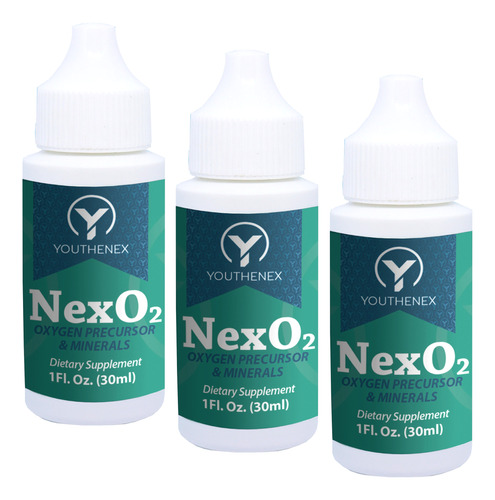 Nexo2 Oxigenación Celular 3 Botellas (gotas Oxigeno Liquido)