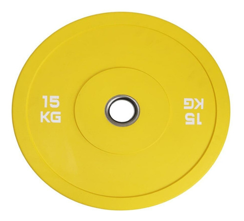 Bumper Plate 15kg Disco Olímpico Musculación Gym - Sportex