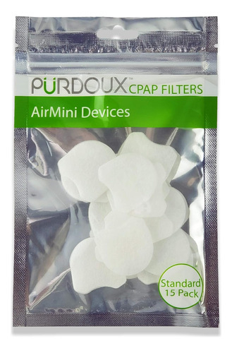 Filtros De Aire Purdoux Cpap Resmed Airmini, Pack X15