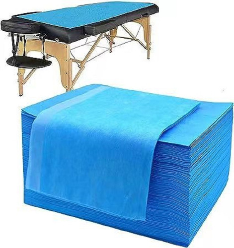 Nuevo Sábanas Desechables De Masaje/spa, Blue, 100,