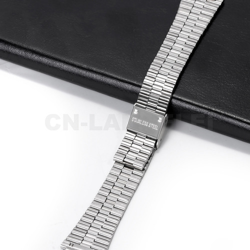 Correa De Reloj De Acero Inoxidable For Casio F-91w