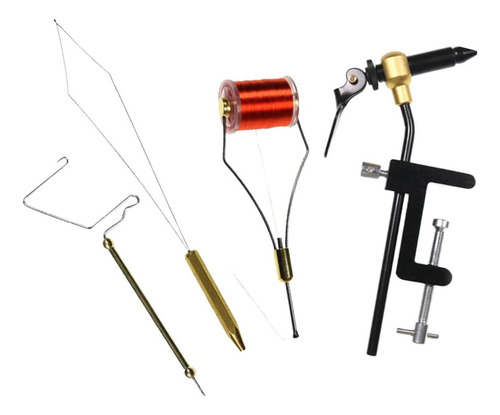 A*gift Kit De Herramientas Para Atar Moscas De 4 Piezas,