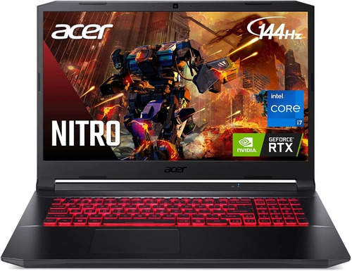 Notebook Acer Nitro 5/15.6/i7 11va/512ssd/16gb/rtx3050ti 4gb