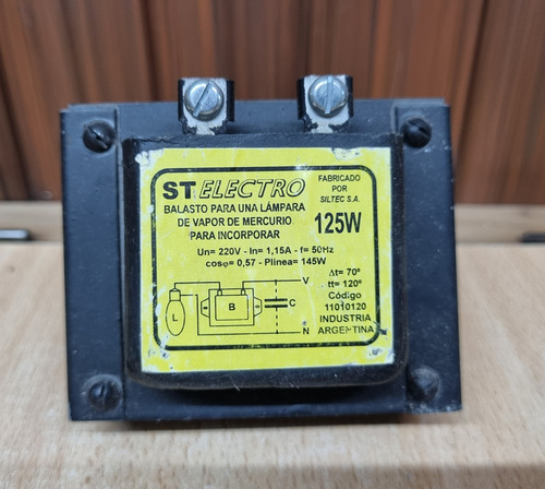 Balastos Int/ext. 125w 250w 400w Mercurio - Sodio