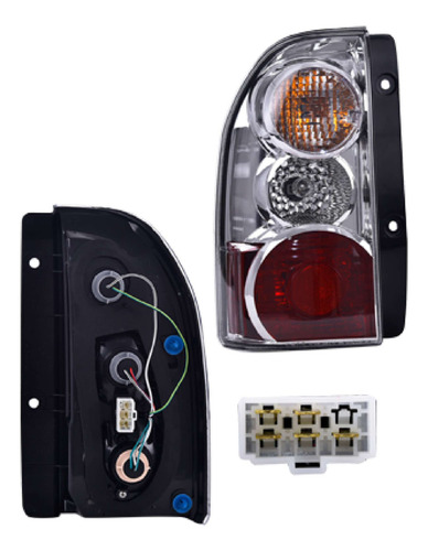 Par Calaveras Chevrolet Tracker Fondo Cromo 2005 2006 Depo