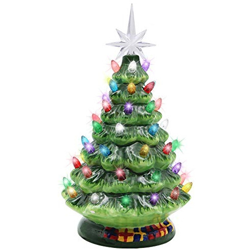 Árbol De Navidad De Cerámica De 10 , Decoraciones De ...