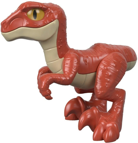 Raptor Naranja Jurassic World Imaginext