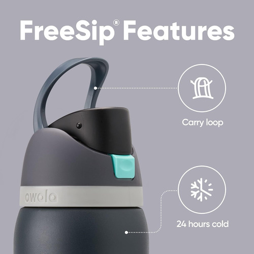 Botella Owala Freesip Aislada De Acero Inoxidable De 32 Oz