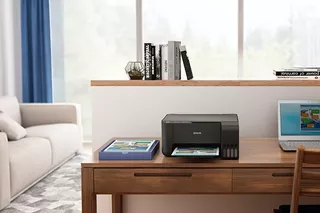 Impresora portátil a color multifunción Epson EcoTank L3210 negra L3210
