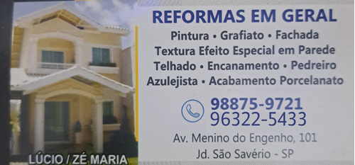 Pedreiro/reformas Em Geral 