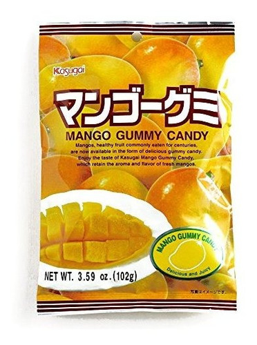 Dulce De Gomita, Kasugai Gummy Mangoes 3.59 Oz Cada Uno (2 A