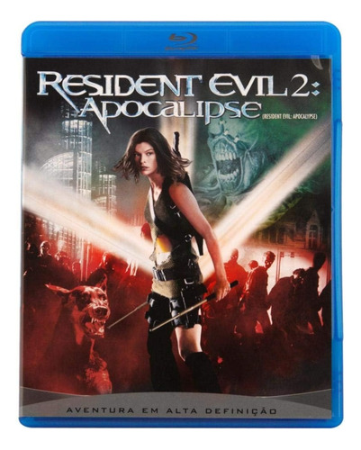 Resident Evil 2 Apacalipse Blu Ray (nacional) Milla Jovovich