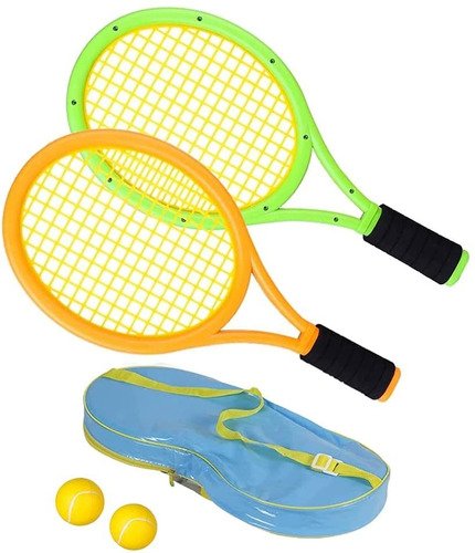 Juego De Raquetas De Tenis Para Niños, 1 Par De Raquet...