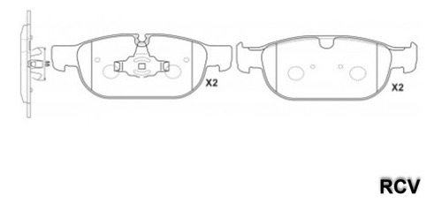 Balatas Disco  Delantera Para Volvo S60   2020