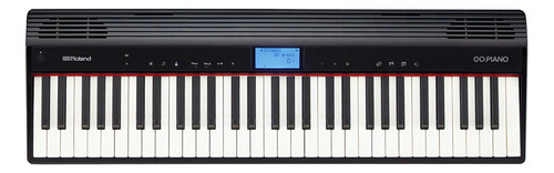 Kit de piano digital Roland Go61p Go Piano + Capa Support Pedal 110v - 120v