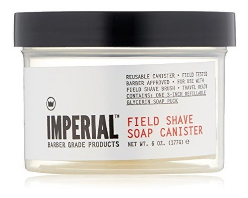 Imperial Barber Field Shave Jabon, 6.2 Oz