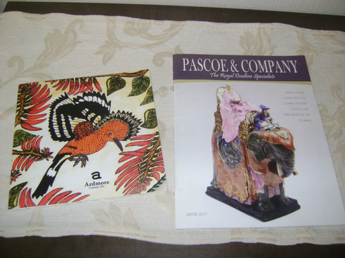 2 Catalogos De Pascoe & Company Jarras Doulton Y Ardmore