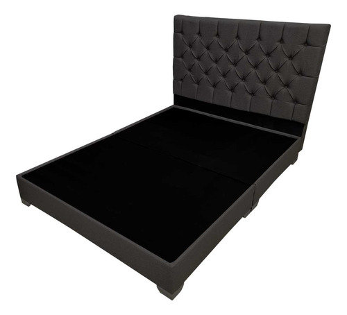 Base Cama Con Espaldar Capitoneado Doble 140x190 Envió Bgtá 